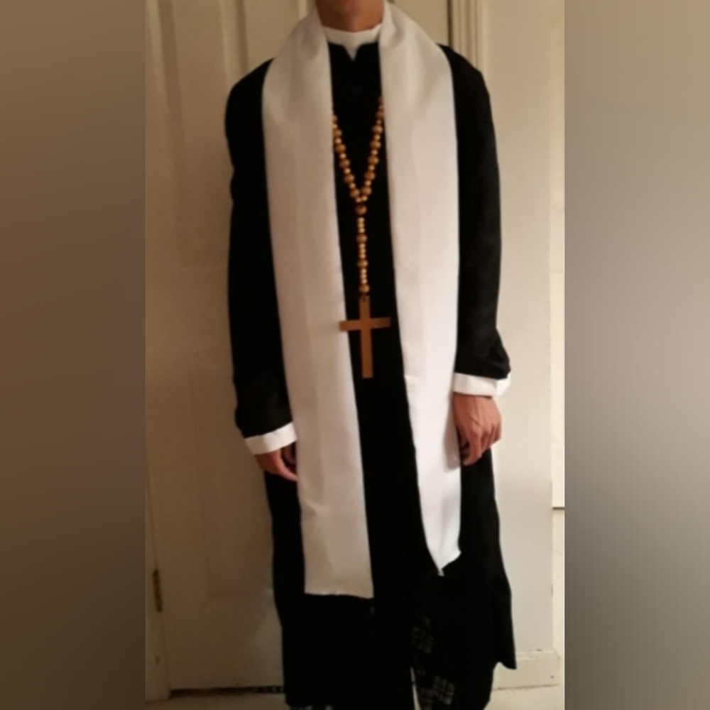 Priest Halloween Costume Size XXXL